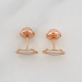 Topos Gatos 0.75 g / in / 7.95 mm Oro Rosa 18K