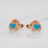 Topos Hipopotamos 0.8 g / in / 9.6 mm Oro Rosa 18K