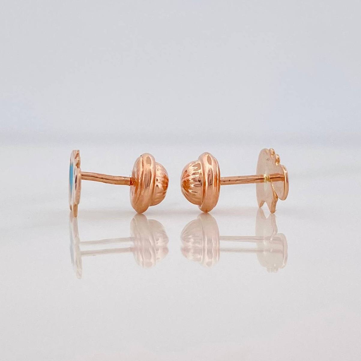 Topos Hipopotamos 0.8 g / in / 9.6 mm Oro Rosa 18K