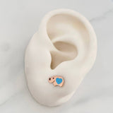Topos Hipopotamos 0.8 g / in / 9.6 mm Oro Rosa 18K