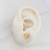Topos Abejas 0.8 g / in / 8.05 mm Oro Rosa 18K