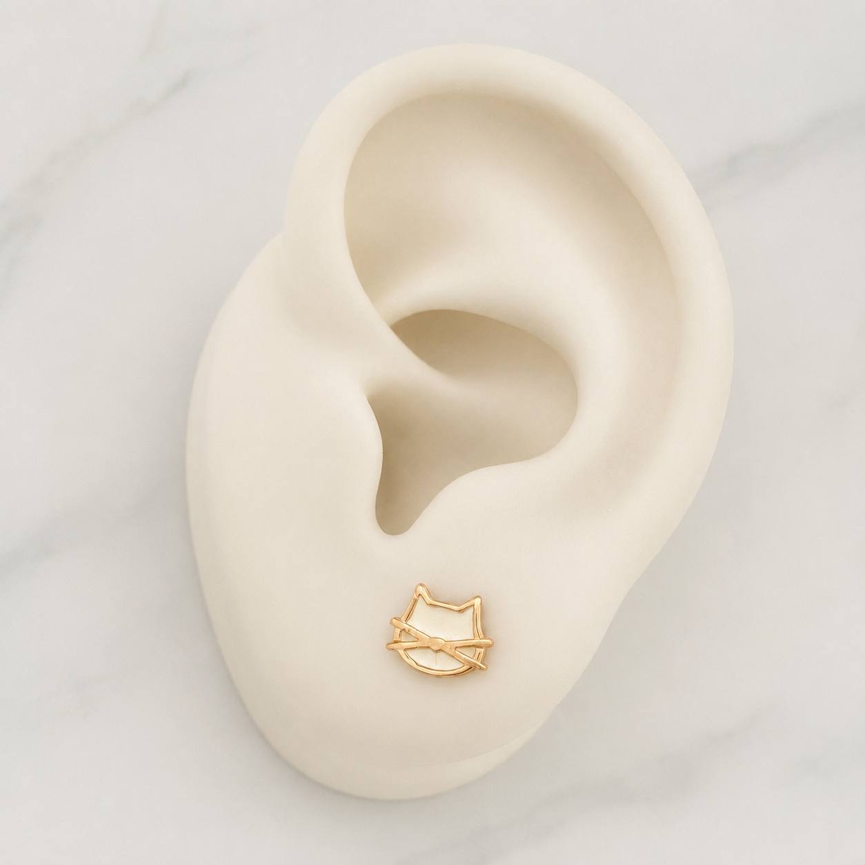 Topos Gatos 0.75 g / in / 7.95 mm Oro Rosa 18K