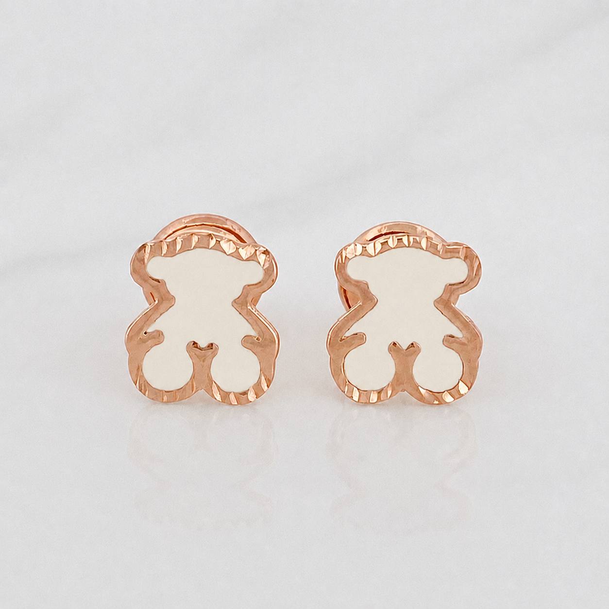 Topos Oso Ts 0.75 g / in / 6.66 mm Oro Rosa 18K