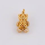 Dije Oso Articulado Corazón 4.5 g / 1 in Oro Amarillo 18K