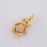 Dije Oso Articulado 2.55 g / 3/4 in Oro Amarillo 18K