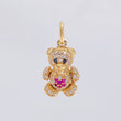 Dije Oso Articulado Corazón 2.55 g / 3/4 in Oro Amarillo 18K