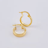 Candongas Vick 1.1 g / 1/2 in Oro Amarillo 18K