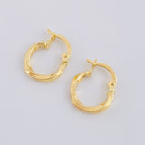 Candongas Asby 0.9 g / 1/2 in Oro Amarillo 18K