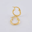 Candongas Asby 0.9 g / 1/2 in Oro Amarillo 18K