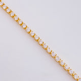 Pulso Tenis 5.05 g / 7 1/2 in / 2,15 mm Oro Amarillo 18K