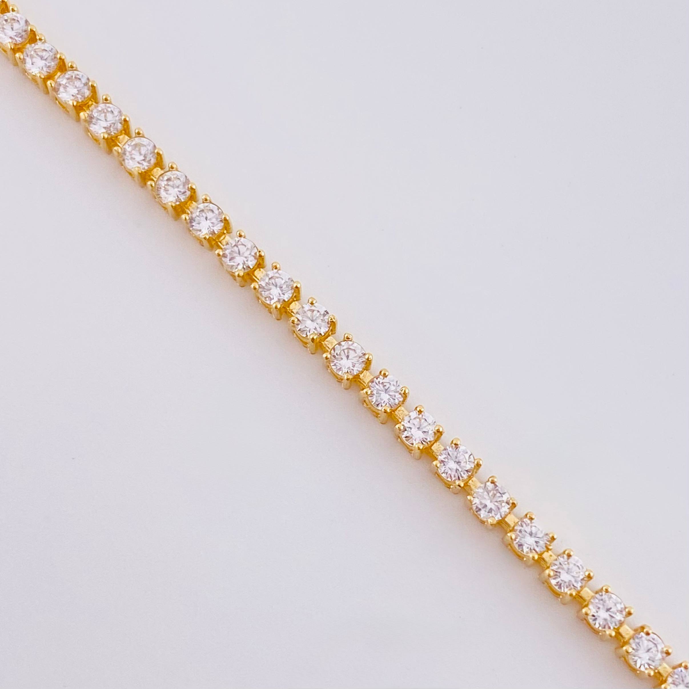 Tennis Bracelet 5.25 g / 7 3/4 in / 2.15 mm 18K Yellow Gold