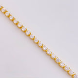 Pulso Tenis 6.3 g / 7 in / 2,6 mm Oro Amarillo 18K