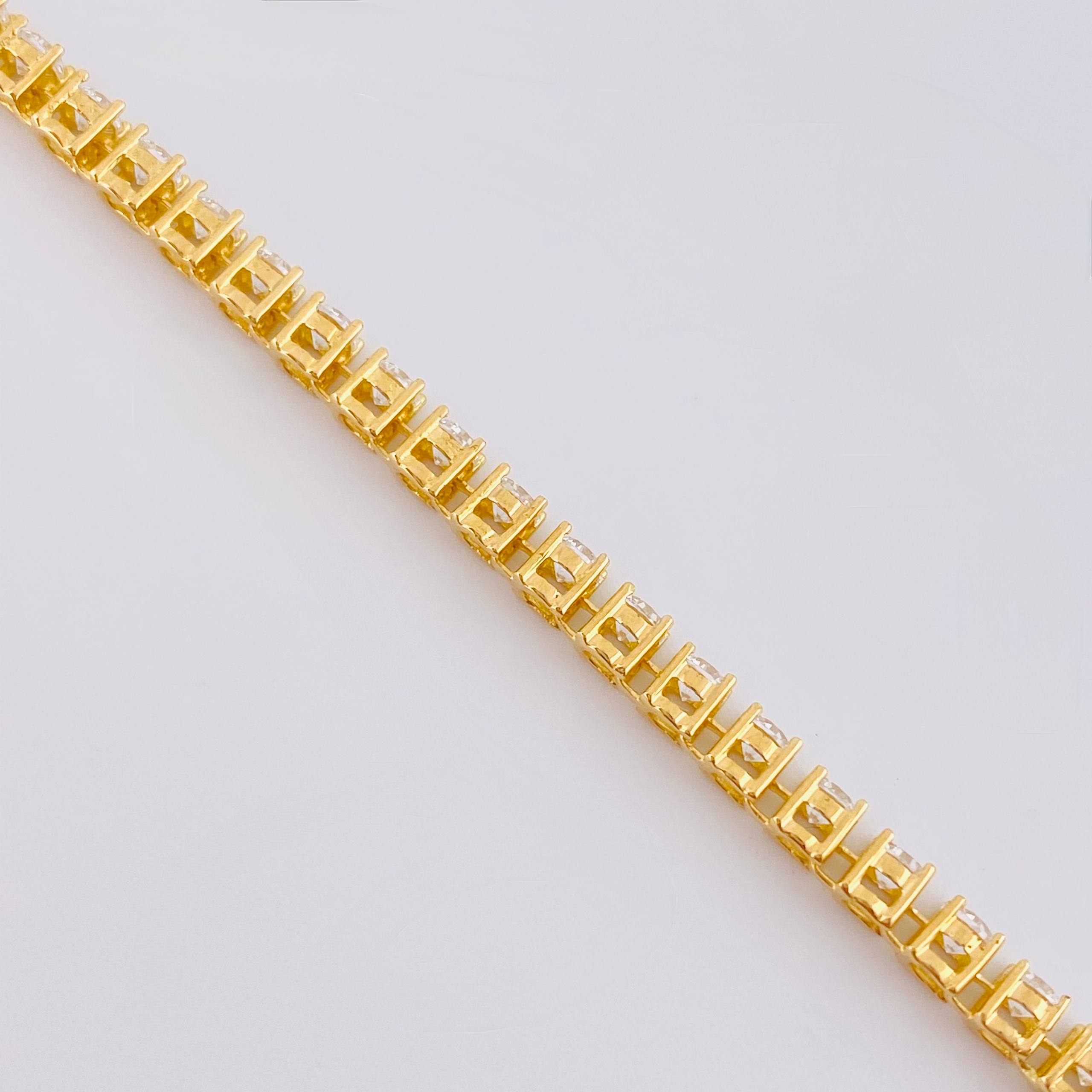 Pulso Tenis 6.3 g / 7 in / 2,6 mm Oro Amarillo 18K