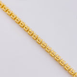 Pulso Tenis 6.3 g / 7 in / 2,6 mm Oro Amarillo 18K