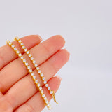 Pulso Tenis 6.3 g / 7 in / 2,6 mm Oro Amarillo 18K