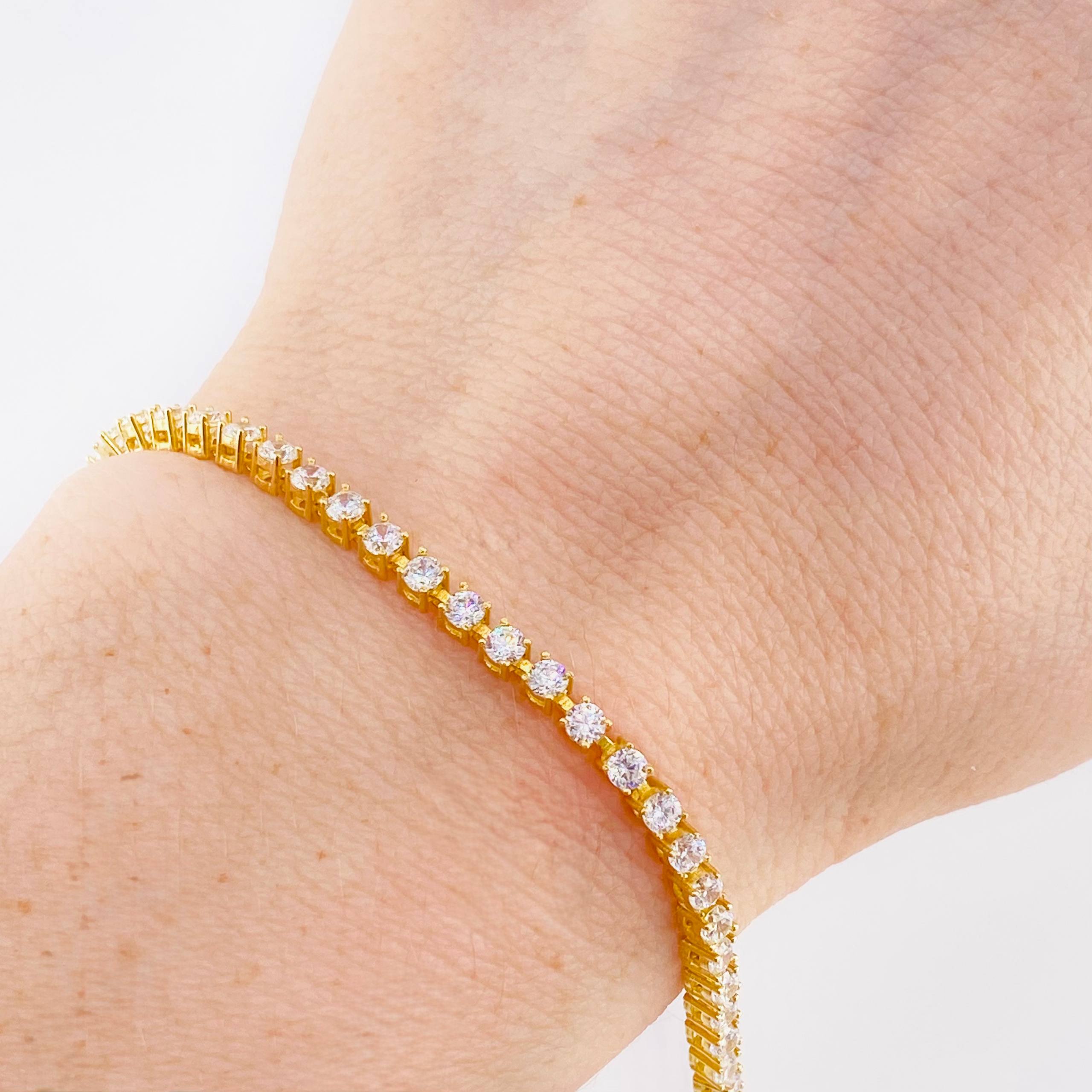 Tennis Bracelet 6.05 g / 7 in / 2.65 mm 18K Yellow Gold