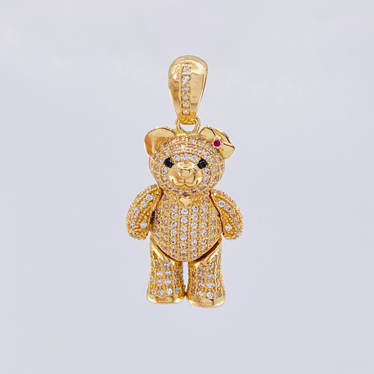 Pendant Articulated Bear 8.85 g / 1 1/2 in Yellow Gold 18K