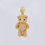 Pendant Articulated Bear 8.85 g / 1 1/2 in Yellow Gold 18K