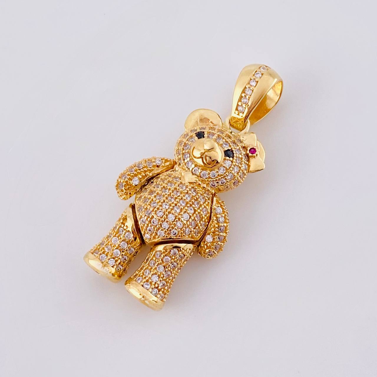 Pendant Articulated Bear 8.85 g / 1 1/2 in Yellow Gold 18K