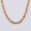 Chain Rustic Rhombic Cylinders 63.8 g / 25 1/2 in / 5.5 mm Rose Gold 18K