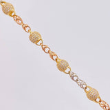 Rustic Chain Spiral Majal 43 g / 25 1/2 in / 6.6 mm Three Golds 18K