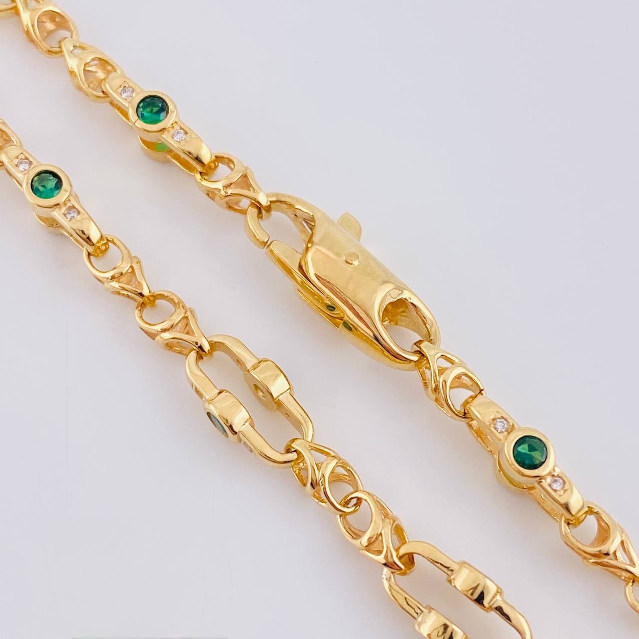 Rustic Chain Spiral Scepter Drawer 41.95 g / 25 1/2 in / 6 mm 18K Yellow Gold