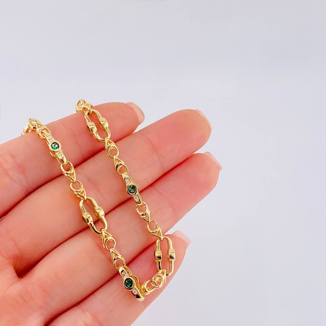 Rustic Chain Spiral Scepter Drawer 41.95 g / 25 1/2 in / 6 mm 18K Yellow Gold