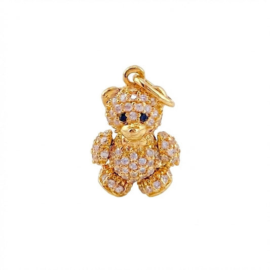 Dije Oso Articulado 2.6 g / 3/4 in Oro Amarillo 18K