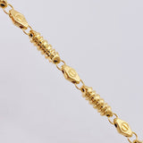 Pulso Rustico Rayado 5.4 g / 7 in / 5,1 mm Oro Amarillo 18K