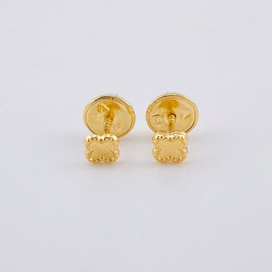 Topos Trebol 0.35 g / in / 3,6 mm Oro Amarillo 18K