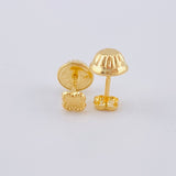Topos Trebol 0.35 g / in / 3,6 mm Oro Amarillo 18K