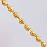 Diamond Cut Military Bracelet 6.35 g / 7 1/2 in / 5.05 mm 18K Yellow Gold