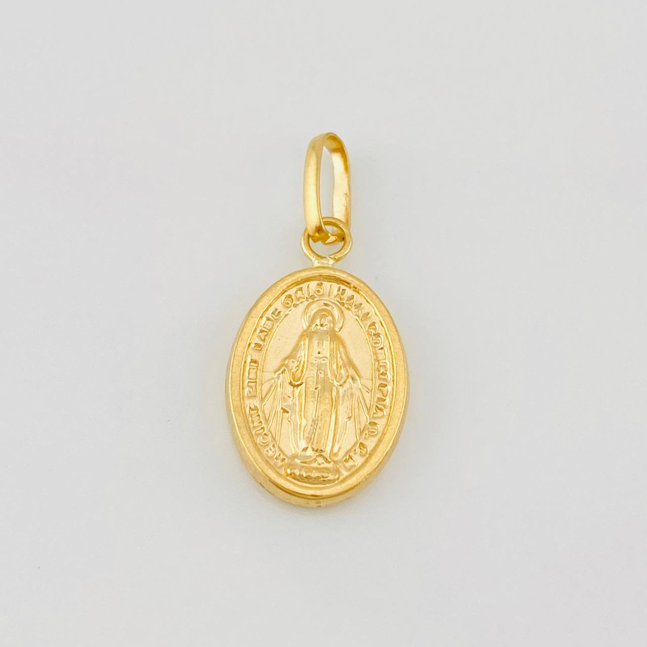 Pendant Miraculous Virgin 0.55g / 3/4 in Yellow Gold 18K