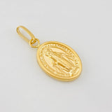 Pendant Miraculous Virgin 0.55g / 3/4 in Yellow Gold 18K