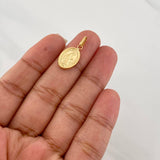 Pendant Miraculous Virgin 0.55g / 3/4 in Yellow Gold 18K