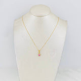 Set Cadena Veneciana + Dije Halo Corazón / 1.75g / 16 in Oro Amarillo 18K