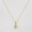 Venetian Chain Set + Heart Halo Pendant / 1.75g / 16 in 18K Yellow Gold