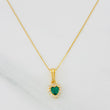 Set Cadena Veneciana + Dije Halo Corazón / 1.8g / 16 in Oro Amarillo 18K