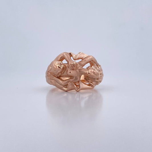 Passion Ring 15.15gr / Size 9 1/2 / 18K Rose Gold $