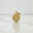Dije Virgen de Fatima 0.5gr / 1.8cm / Oro 18K