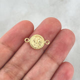 Charm Holy Family 0.5gr / 0.6in / Die-cut 18K Gold