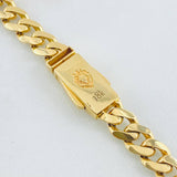 Cuban Links Bracelet 8.1gr / 7 3/4 in / 18K Gold +1