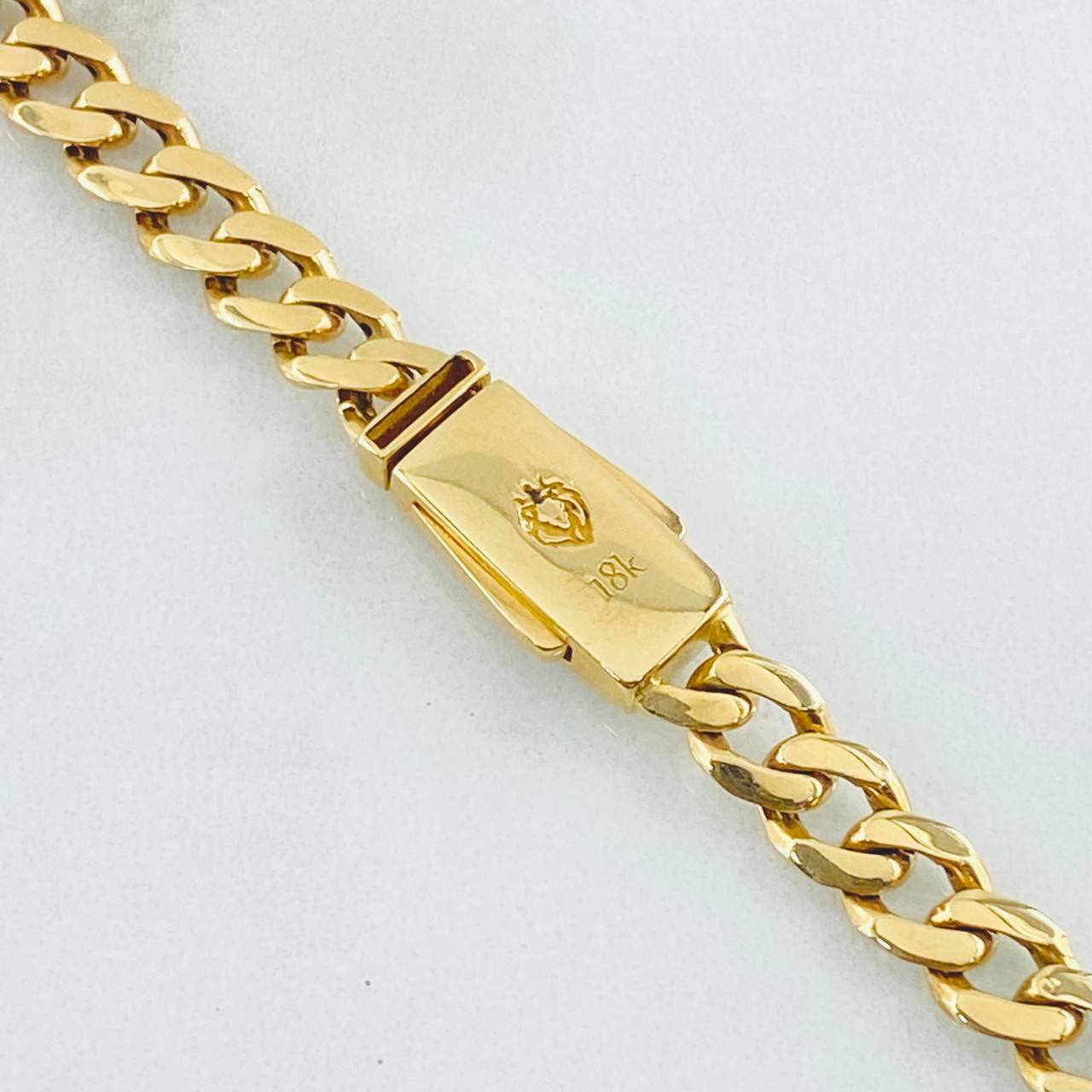 Cadena Cubana 22.3gr / 23 1/2 in / Oro Amarillo Nac.Esp. 18K ©