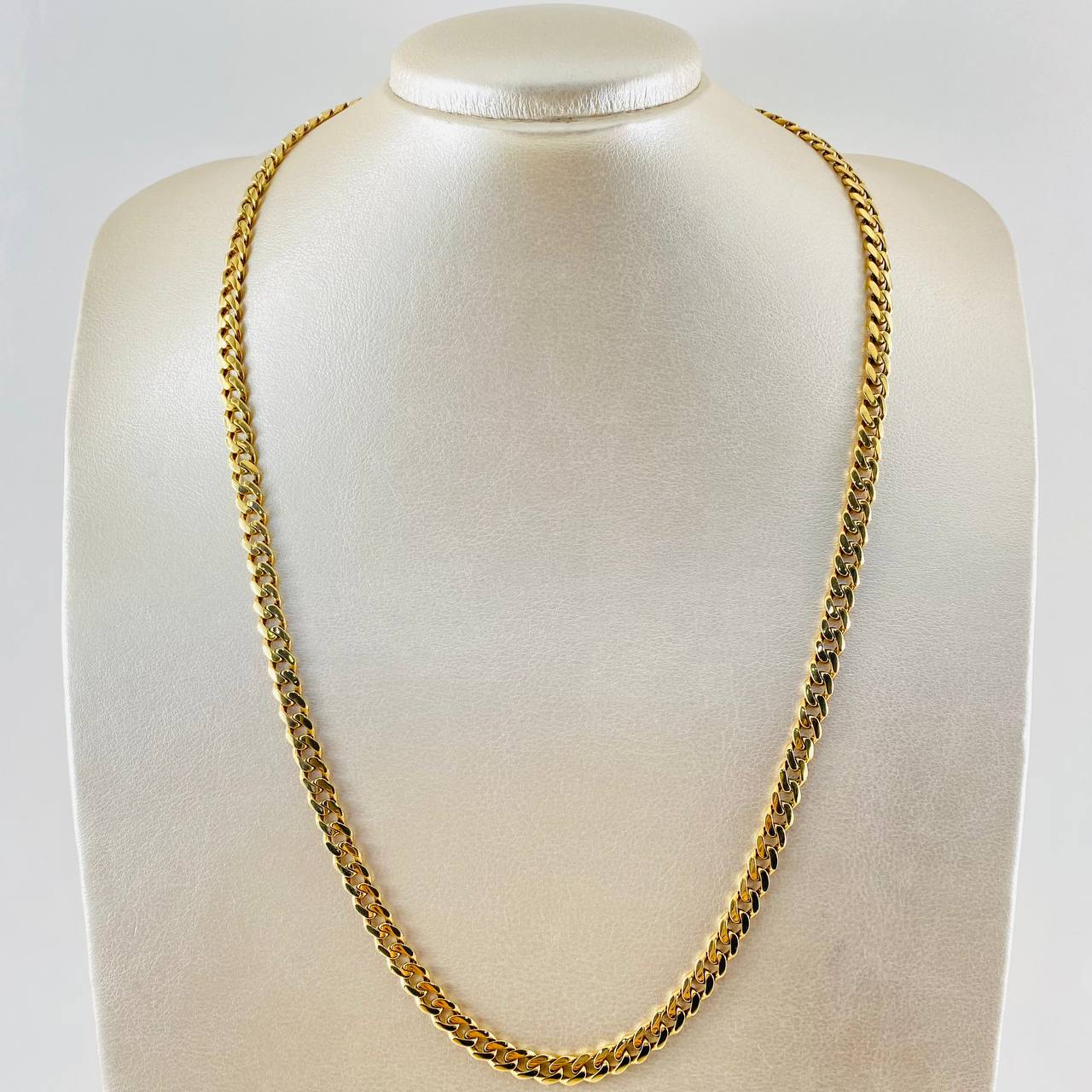 Cadena Cubana 22.3gr / 23 1/2 in / Oro Amarillo Nac.Esp. 18K ©