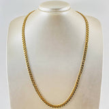 Cadena Cubana 22.3gr / 23 1/2 in / Oro Amarillo Nac.Esp. 18K ©