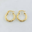 Emmi Hoop Earrings 1.45gr / 1/2 in / 18K Gold ©