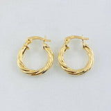Emmi Hoop Earrings 1gr / 1/2 in / 18K Gold