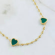 GC Chain Green Heart 10.65gr / 19 3/4 in / 18K Gold