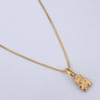 Set Venetian Chain / 1.8gr / 17.7in / 0.9mm + Pendant / 0.35gr / 0.6in Embossed 18K Gold (Offer) $