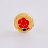 Herraje Escudo Selección 0.75 g / 1/2 in Oro Amarillo 18K